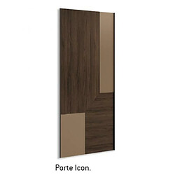 Acheter Inside 75 Armoire 3 portes coulissantes suspendues Icon 256,2 x 220 couleur Tundra Cristal Blanco Profil Inox