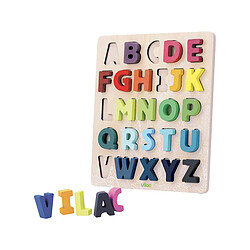 Vilac - Puzzle ABC Alphabet à encastrer Sous la Canopée