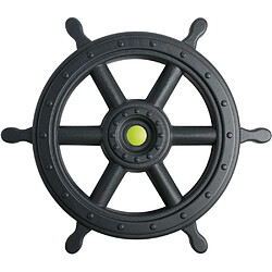 DICE Volant en plastique bateau pirate XXL anthracite et vert lemon. Volant en plastique bateau pirate XXL anthracite et vert lemon