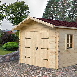 Eden Partenaire Jardin Garage en bois double pente Basic.