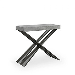 Avis Itamoby Console design extensible 90x40-300 cm table moderne Diago Concrete