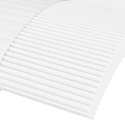 Acheter vidaXL Matelas en mousse blanc 90x200 cm dureté H2 H3