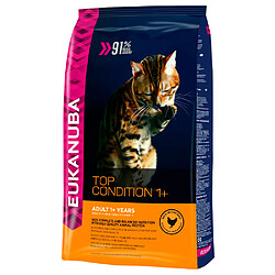 Eukanuba - Croquettes Top Condition 1+ au Poulet et Foie pour Chat - 2Kg