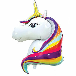 Paris Prix Ballon Gonflable Aluminium Licorne 1m Blanc 