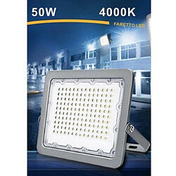 Tradex LED 50W POUR EXTÉRIEUR GRIS IP65 6500K 4000K 3000K FS50W