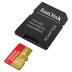 Acheter Carte mémoire microSDXC SanDisk Extreme 1 To + adaptateur SD jusqu'à 160 Mo/s, avec la Classe de vitesse UHS 3 (U3), V30