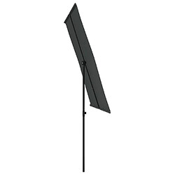 Acheter vidaXL Parasol de jardin avec mât en aluminium 2x1,5 m Anthracite