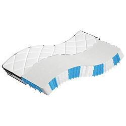 Maison Chic Matelas à ressorts ensachés moyen plus, Matelas doux 120x200 cm -GKD85134