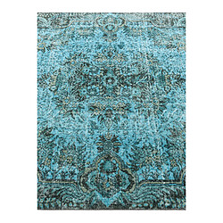 Vidal Tapis de laine 272x168 turquoise Ultra Vintage pas cher