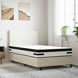 vidaXL Matelas à ressorts ensachés moyen plus 100x200 cm