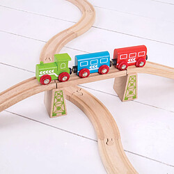 Bigjigs Rail 12 blocs ferroviaires de haut niveau