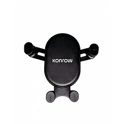 Konrow KSCAR - Support Voiture (360°, Noir) - Emballage Original