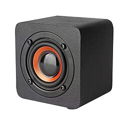 Yonis Mini Enceinte Bluetooth Bass Puissant Autonomie 8h Bois Portable Enceinte Bluetooth Bois Mega Bass Autonomie 8h Ultra Portable Noir YONIS