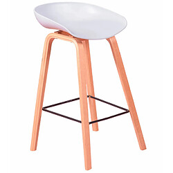 Nest Dream Tabouret nordique pieds en bois de hêtre (63cm) - Daxer