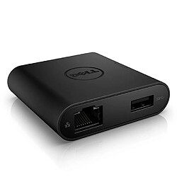 DELL DA200 USB 3.0 (3.1 Gen 1) Type-A Noir