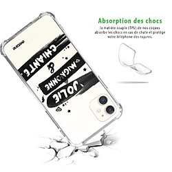 Avis Coque iPhone 11 anti-choc souple avec angles renforcés transparente Jolie Mignonne et chiante Evetane