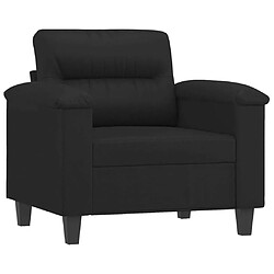 Maison Chic Fauteuil Relax pour salon | Fauteuil Noir 60 cm Similicuir -GKD54554