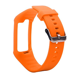 Wewoo Bracelet pour montre connectée Dragonne Sport en silicone POLAR A360 / A370 Orange