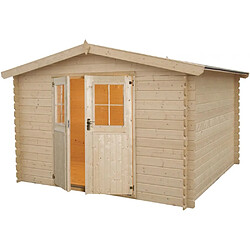 Eden Partenaire Jardin Abri de jardin en bois double pente Falun 3 x 3 m.