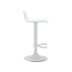 Avis Vente-Unique Lot de 2 tabourets de bar - Polypropylène - Coloris blanc - CALAS