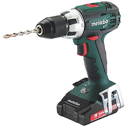 Perceuse-visseuse METABO 18V BS 18 LT + 2 batteries 2.0Ah - Chargeur - en coffret - 6.02102.53