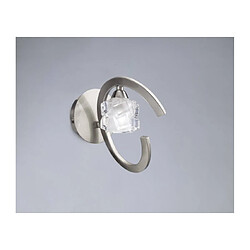 Luminaire Center Applique murale Ice 1 Ampoule G9 ECO, nickel satiné