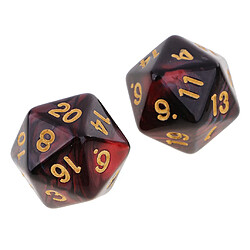 34 Pièces/pack Dés Polyédriques D4 D6 D8 D10 D12 D20 Pour Mdn Jeux RPG