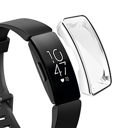 Wewoo Boîtier de montre Pour le de en TPU Fitbit Inspire / HR à couverture totale Argent 