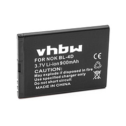 vhbw Batterie remplacement pour Simvalley PX-3884-675 pour smartphone (900mAh, 3,7V, Li-ion) 