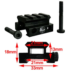 Réhausseur de Rail Weaver Picatinny 21mm Version Courte