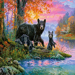 Puzzle 1000 pieces Bear family