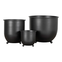 EPIKASA Lot de 3 Pots à Plantes Nova