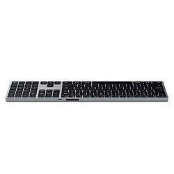 Satechi Clavier SLIM X3 Bluetooth USB-C QWERTY Rétroéclairé avec Pavé Numérique Gris pas cher