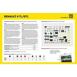 Heller Maquette Voiture Maquette Camion Renault 4 Tl/gtl