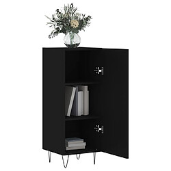 Acheter Maison Chic Buffet,Meuble de Rangement,commode pour salon,Cuisine Noir 34,5x34x90 cm Bois d'ingénierie -MN51966