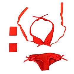 Maillots De Bain Sexy Bikini Maillot De Bain 1/6 Fit Pour 12inch Action Figurine Orange