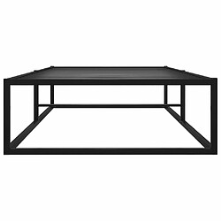 Avis Maison Chic Lit Moderne Chambre - Cadre/structure de lit pour adulte Noir Métal 90x200 cm -MN92273