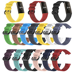 Avis Wewoo Bracelet pour montre connectée Dragonne ajustable avec trou carré FITBIT Charge 3 Blanc