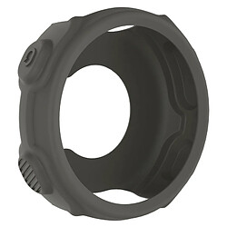 Wewoo Protection écran Étui de en silicone de montre de couleur solide pour Garmin F235 / F750 Gris