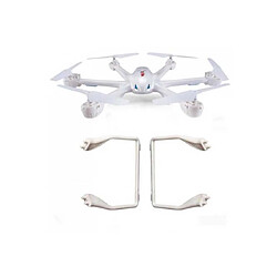 X600-20-21W - Landing Gear ou Train d'atterrisage Blanc pour drone MJX X600