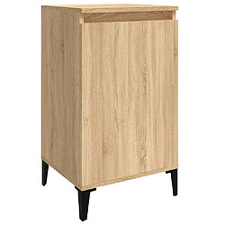 vidaXL Table de chevet chêne sonoma 40x35x70 cm bois d'ingénierie