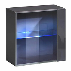 Paris Prix Vitrine Murale LED Switch 60cm Gris