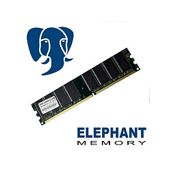 512Mo RAM PC Bureau Elephant Memory DIMM DDR1 PC3200 400Mhz Double face · Occasion 