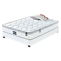 Avis Meubler Design Lit Complet Capitole + Matelas Romance 140 Blanc