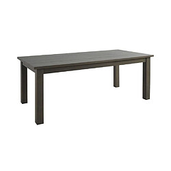 Aubry Gaspard Table en bois noir 6 personnes.