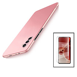 PHONECARE Kit Film Hydrogel Full Cover Avant + Coque SlimShield pour Samsung Galaxy A24 4G - Rose 