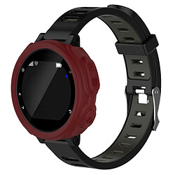 Wewoo Protection écran Étui de en silicone de montre de couleur solide pour Garmin F235 / F750 rouge 