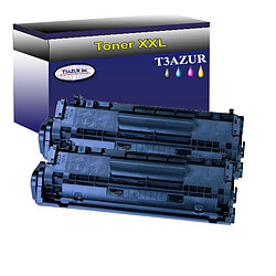 Lot de 2 Toners compatibles pour imprimante HP FAX L90, L100, L120, L140, L160 - T3AZUR Lot de 2 Toners compatibles pour imprimante HP FAX L90, L100, L120, L140, L160 - 2 000p - T3AZUR