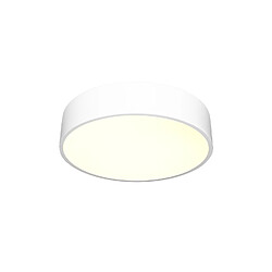 Plafonnier rond BILAC 1x40W LED 5390lm 3000K H9xP.40cm Blanc 