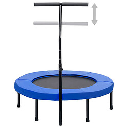 vidaXL Trampoline de fitness avec poignée et coussin de sécurité 102cm